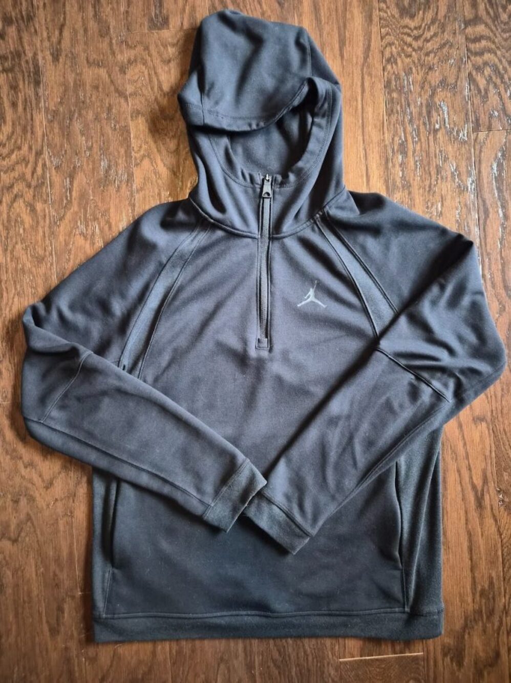 JORDAN MEN'S SPORT DRI-FIT FLEECE HALF-ZIP PULLOVER HOODIEITEM OVERVIEWBrand: Jo